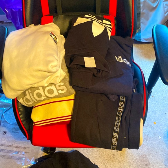 Clothing bundle (adidas, champion, guess, and Celtics) - Picture 1 of 6